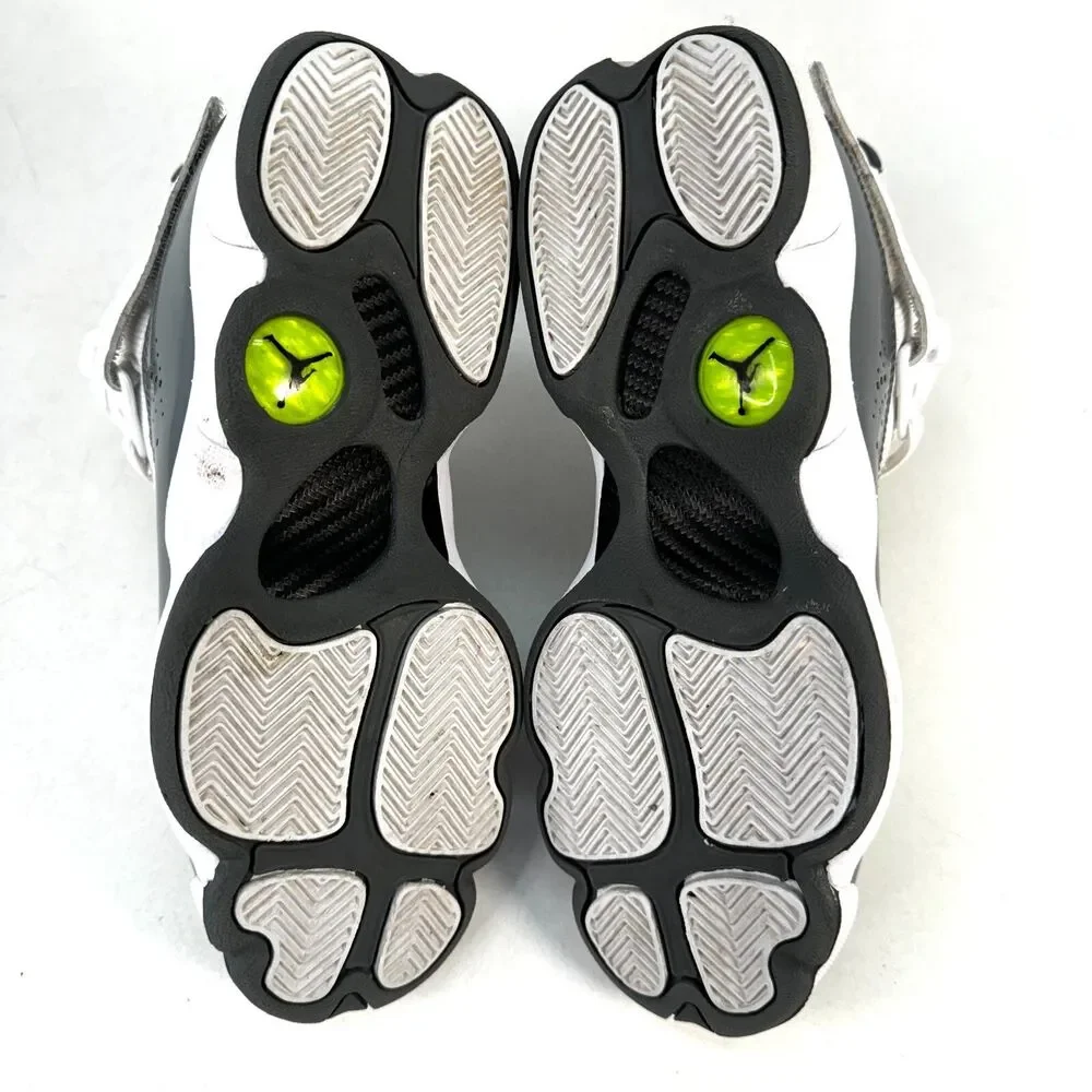 Nike Air Jordan 6 Rings White/Cool Grey Size Big Kids 5Y=Woman's 6.5 323419-121